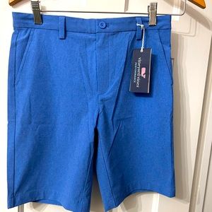 NWT boys shorts -tech material.  Perfect for golf.  Vineyard Vines - size 14